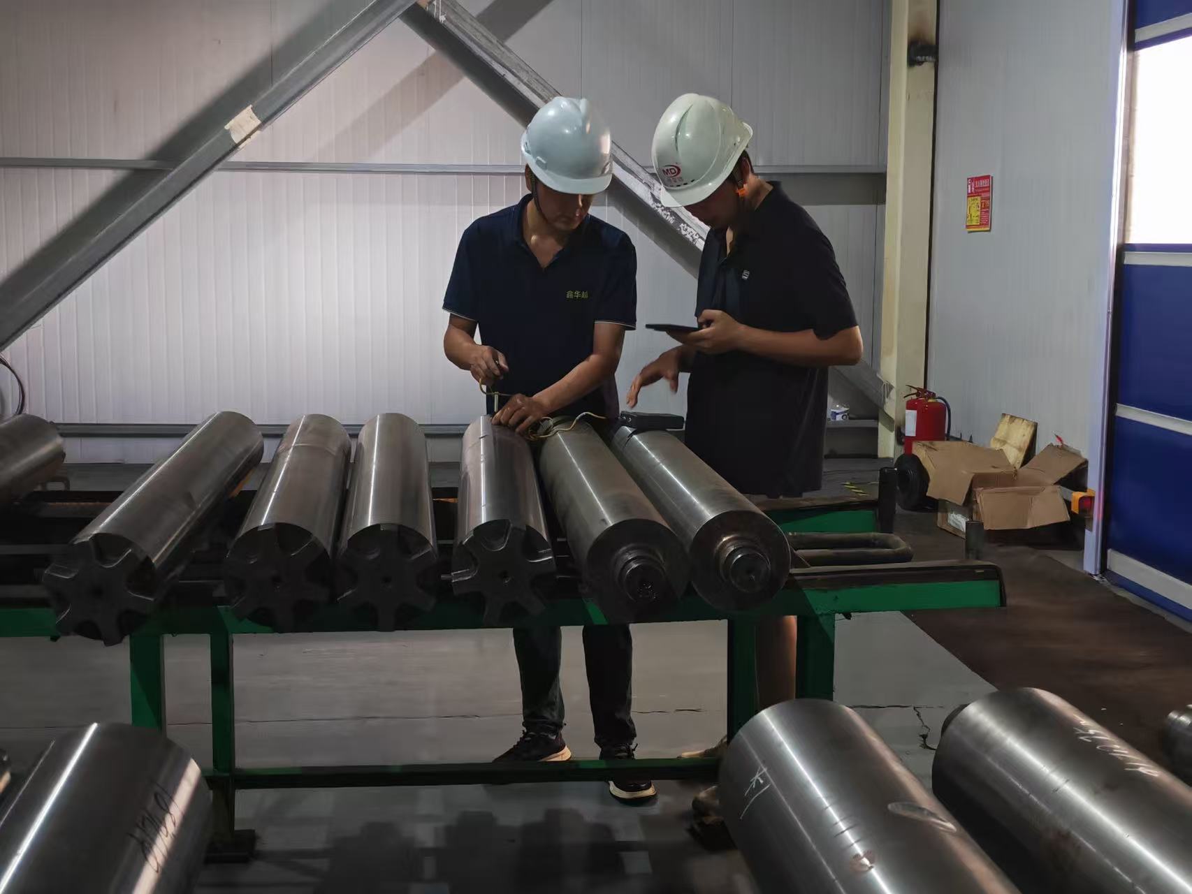 Daily grinding of backing bearings